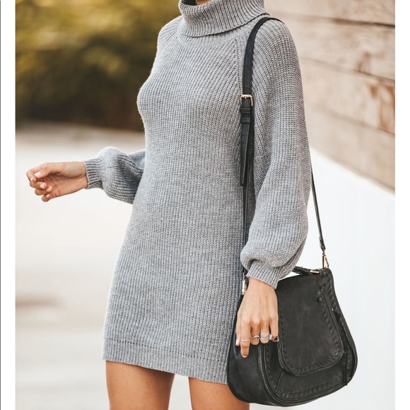 Vici Dresses & Skirts - BALANCING ACT KNIT SWEATER DRESS